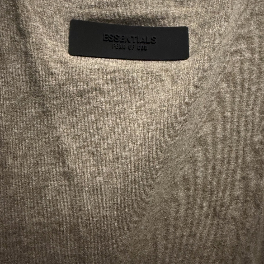 Fear of God Essentials Beige Short Sleeve Tee - Picture 3 of 3